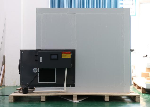 空气能热泵烘干机烘干中药材的方法